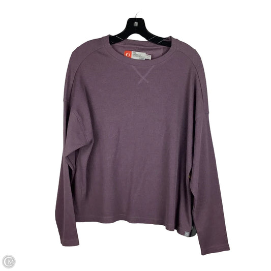 Top Long Sleeve By Clothes Mentor In Purple, Size: L