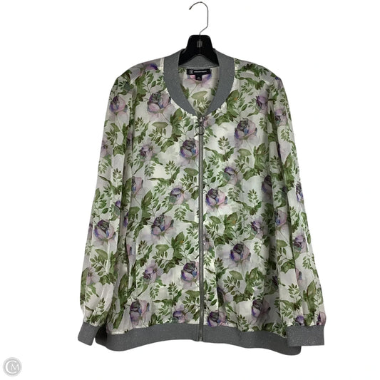 Jacket Other By Inc In Floral Print, Size: 2x