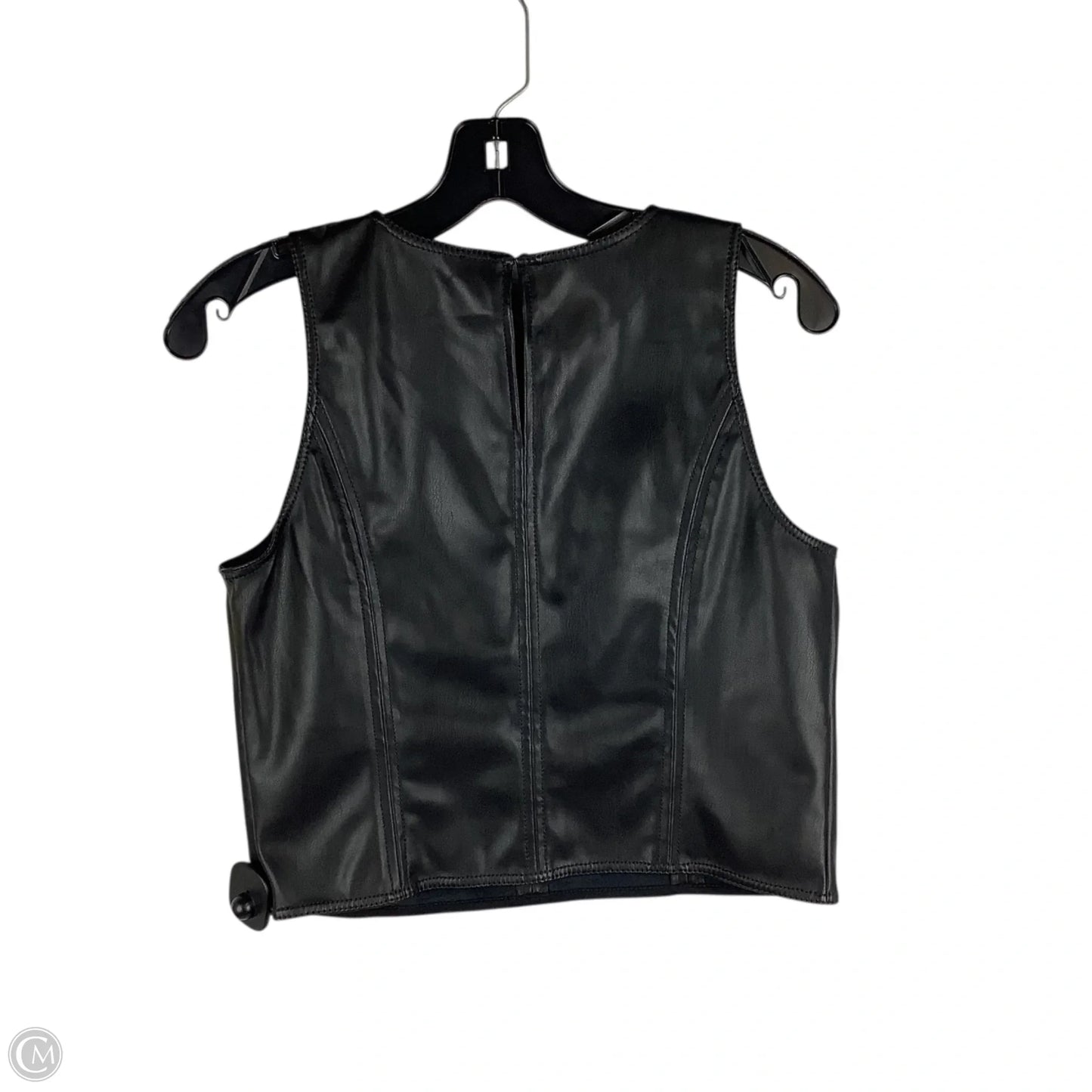 Top Sleeveless By Loft In Black, Size: 6