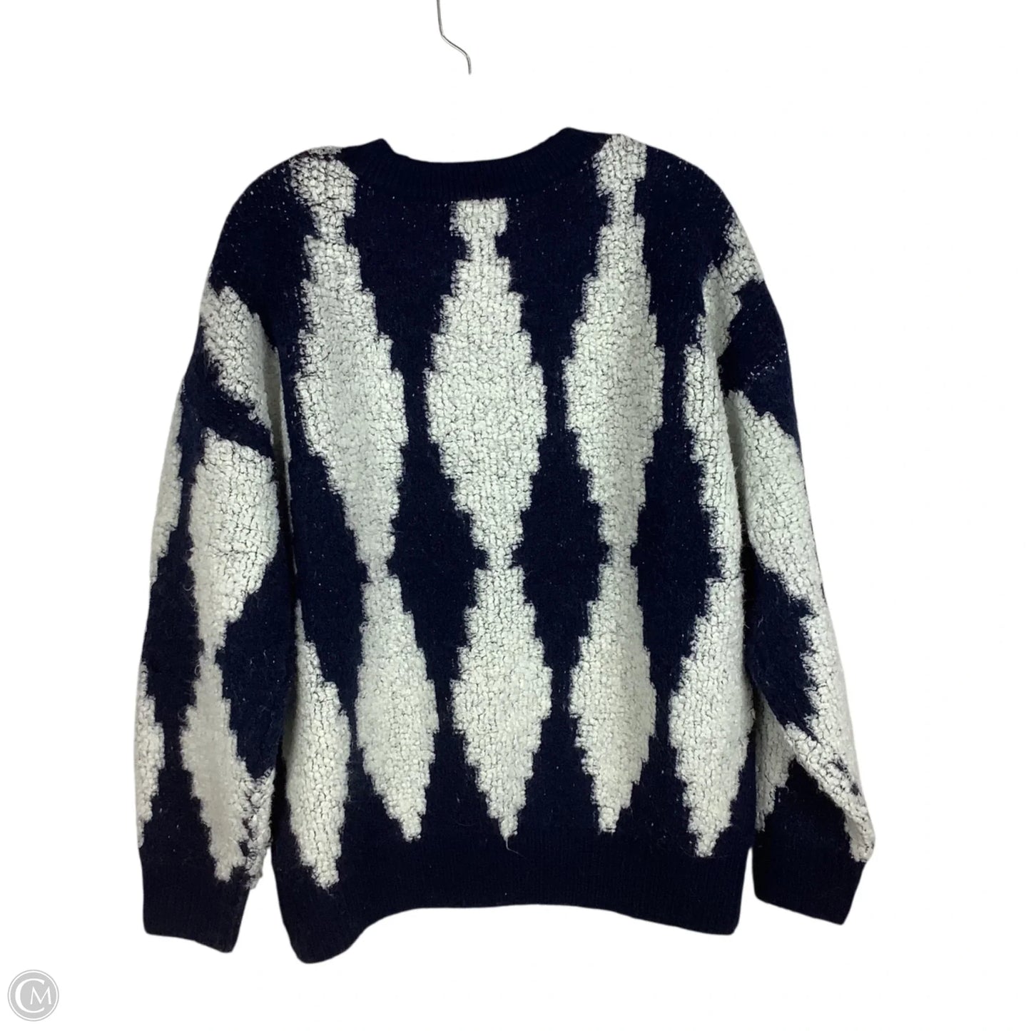 Sweater By Wanna B In Blue, Size: M (oversized fit)