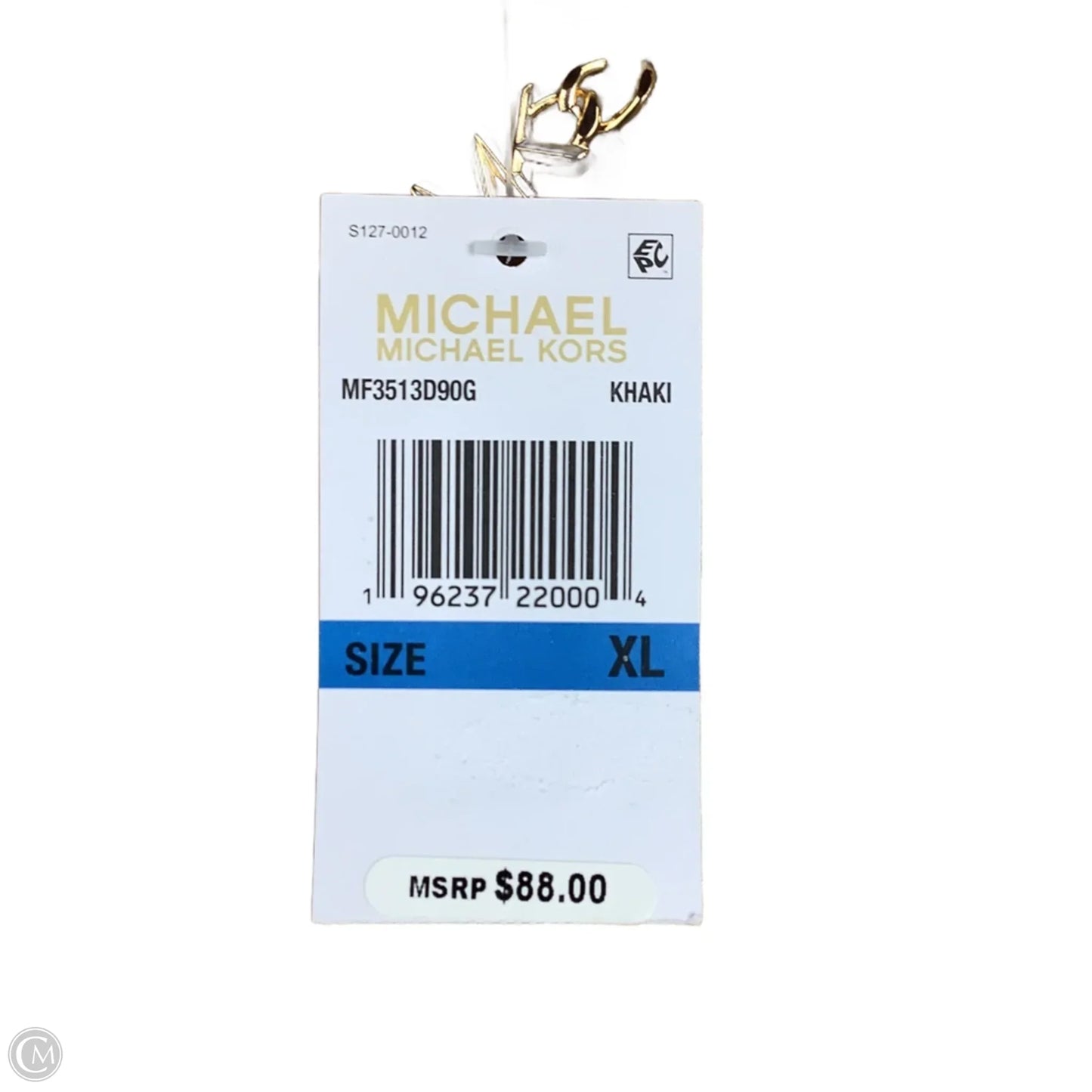 Top Long Sleeve By Michael By Michael Kors In Gold, Size: Xl