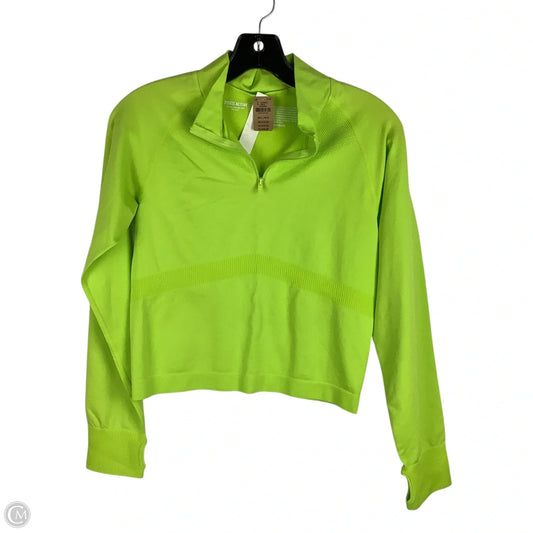 Athletic Top Long Sleeve Crewneck By Pink In Green, Size: M