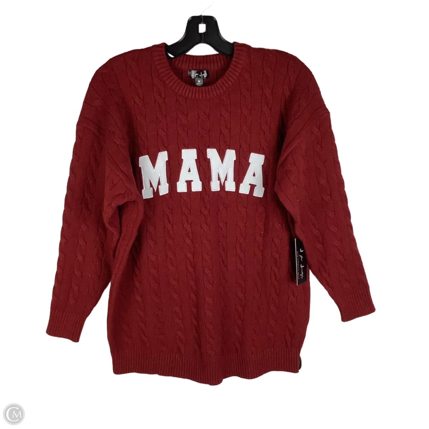 Sweater By J For Justify In Red, Size: M