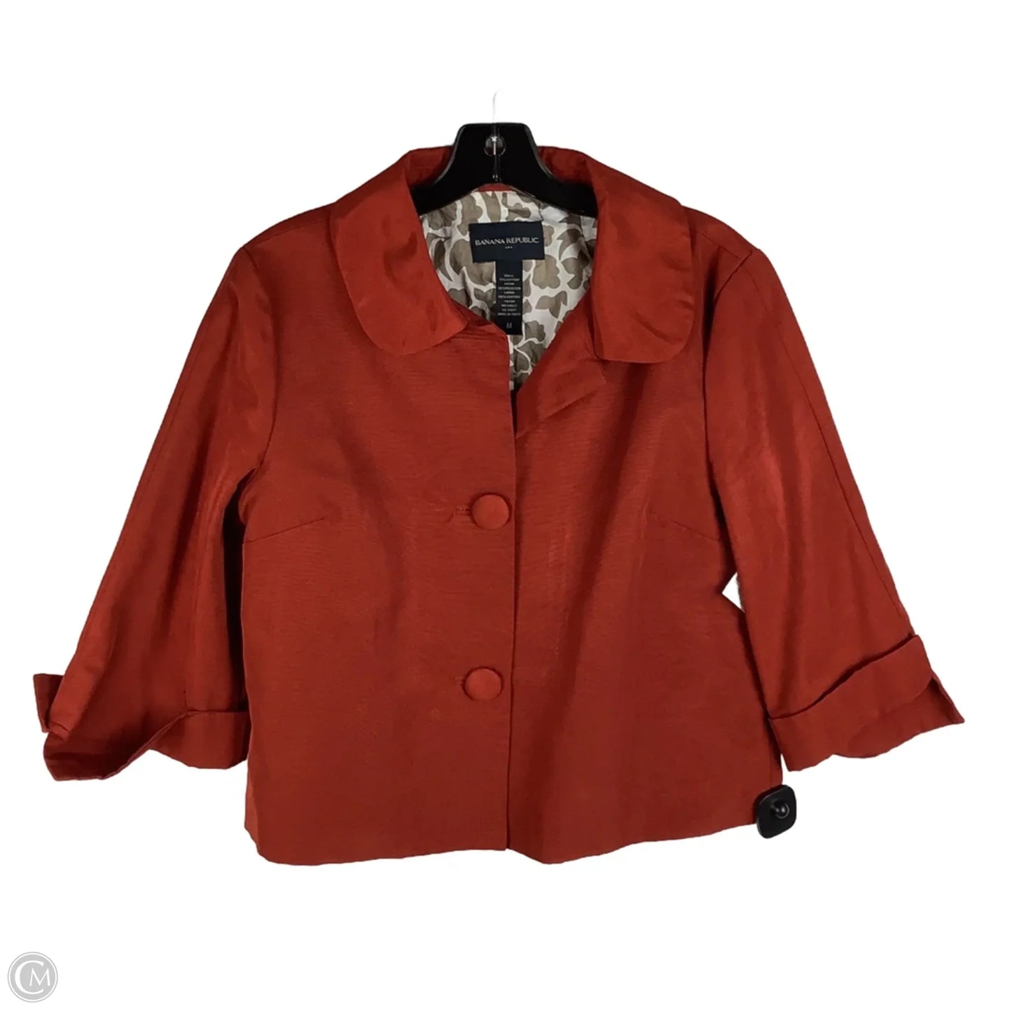 Blazer By Banana Republic In Orange, Size: M