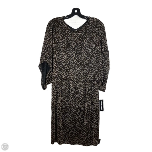 Dress Party Midi By Jessica Howard In Animal Print, Size: 10