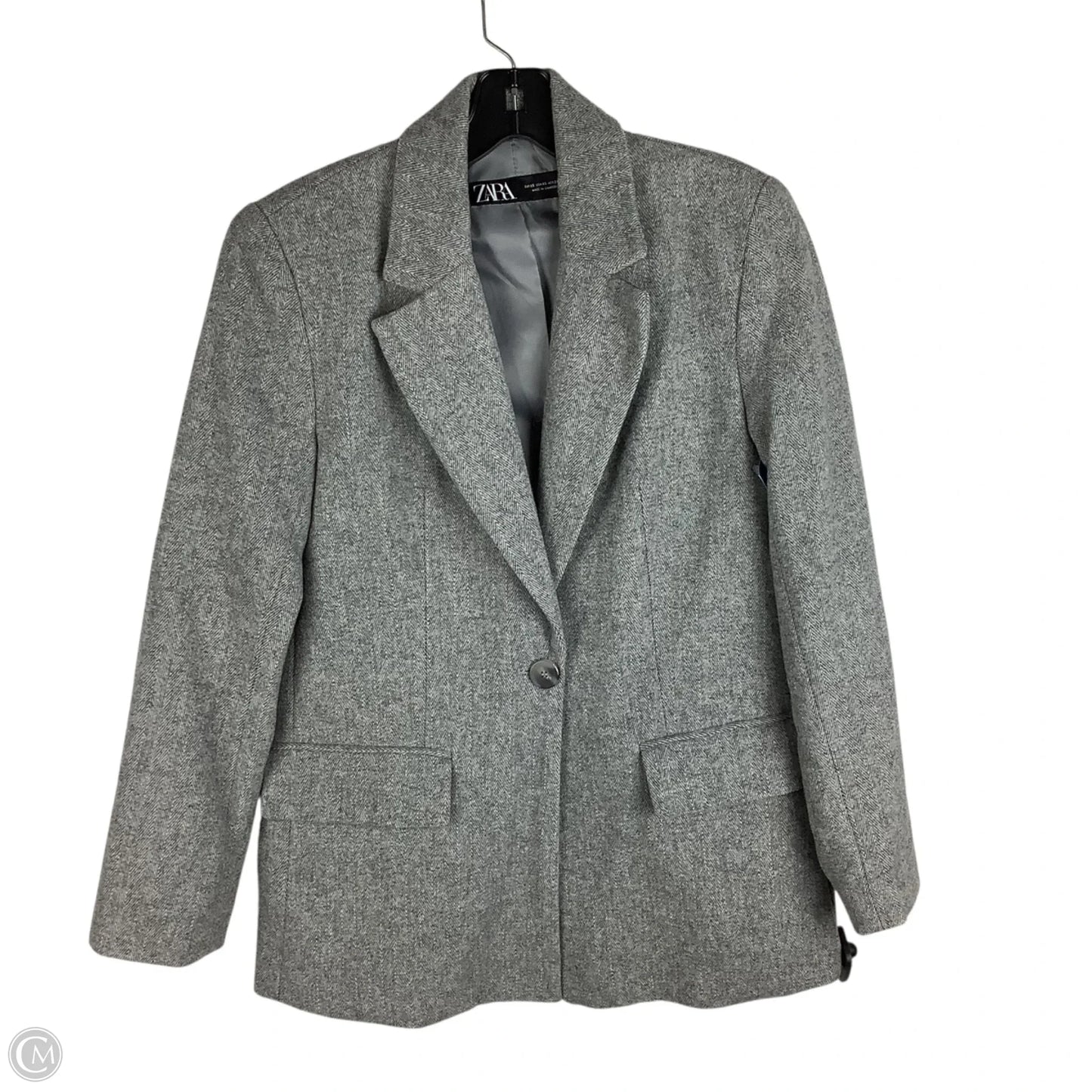 Blazer By Zara In Grey, Size: Xs