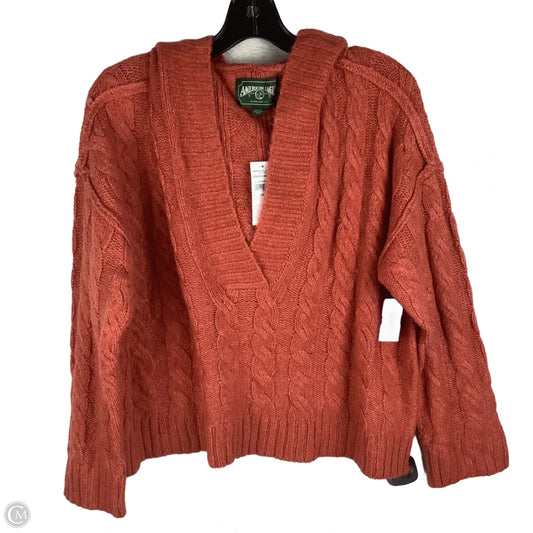 Sweater By American Eagle In Orange, Size: M