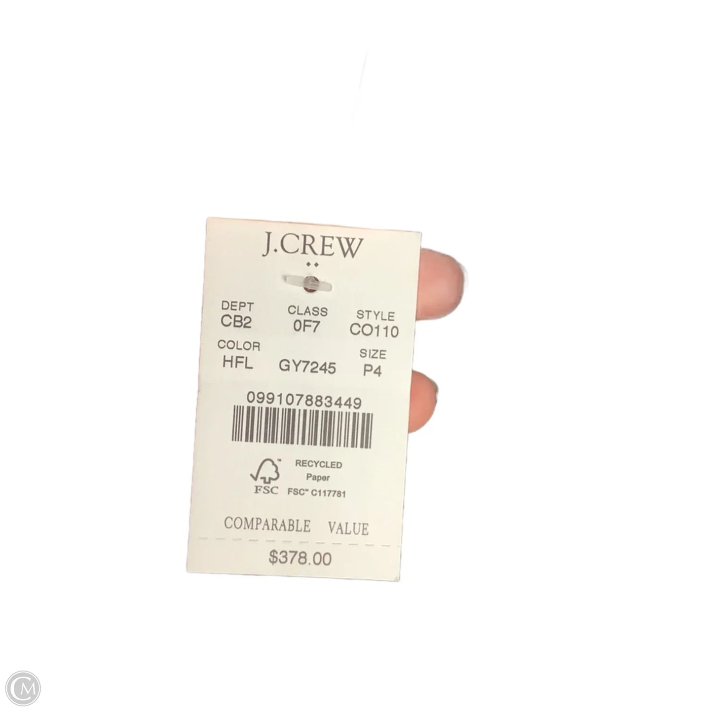 Coat Trench Coat By J. Crew In Grey, Size: 4/S