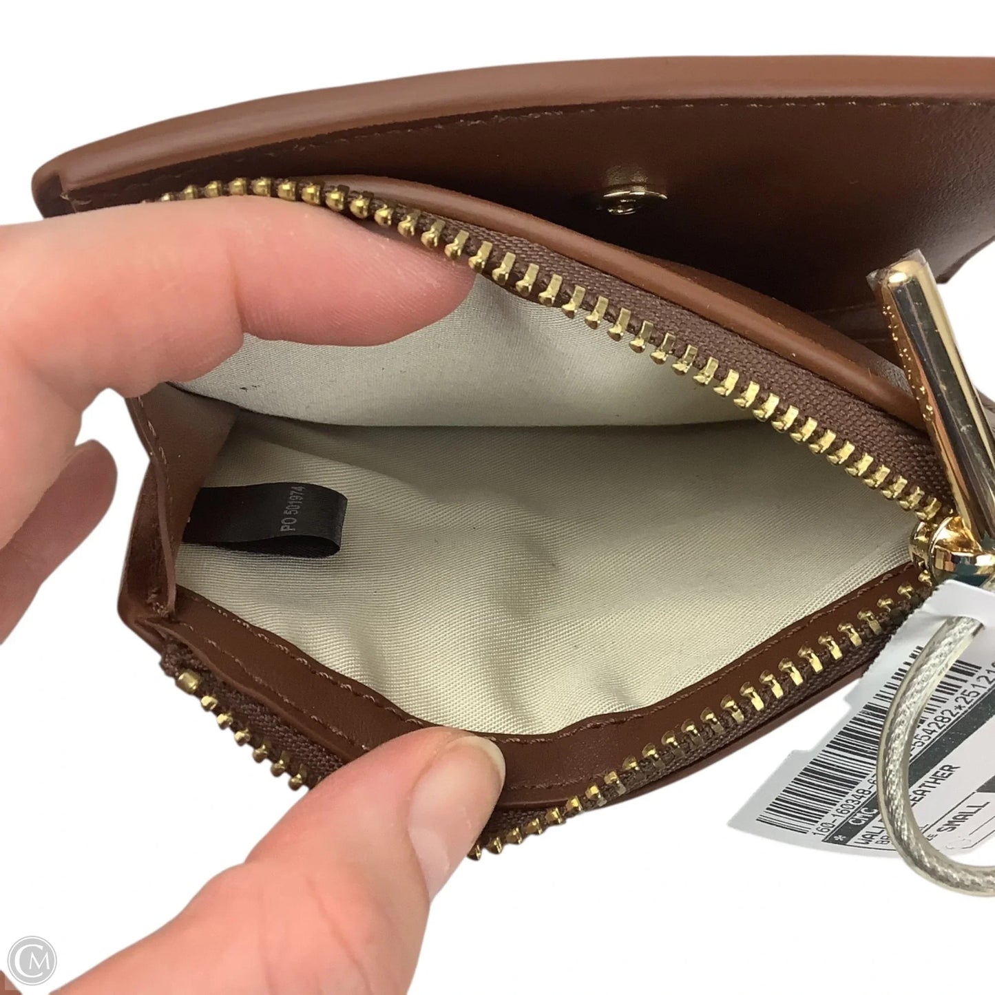 Wallet Leather By Cmc, Size: Small