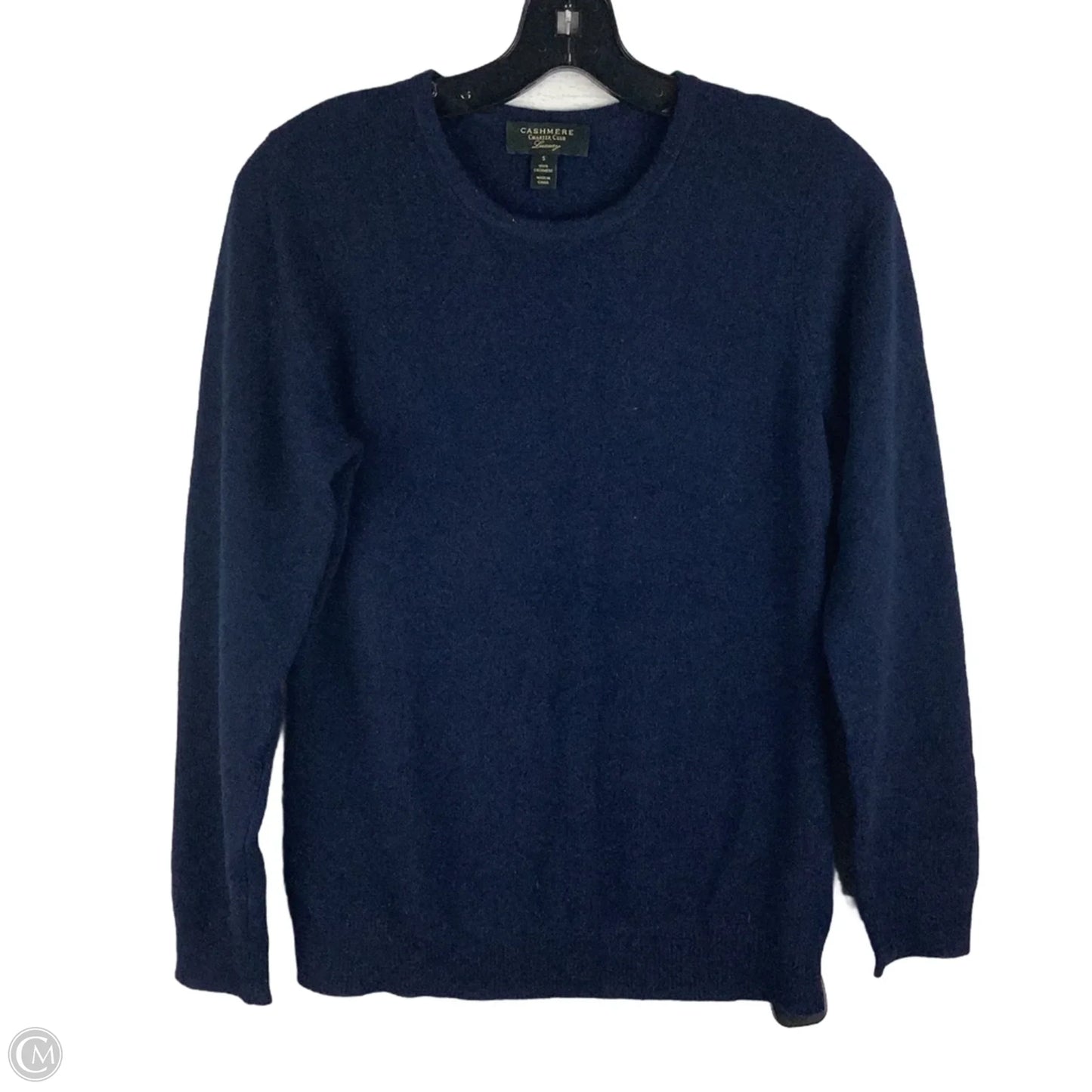 Sweater 100% Cashmere By Charter Club In Blue, Size: S