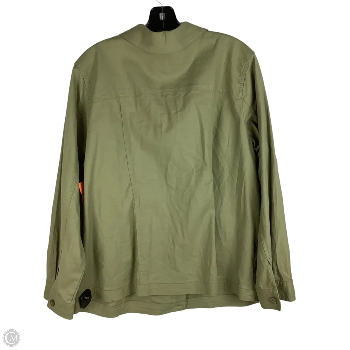 Jacket Shirt By D&co. In Green, Size: 1x