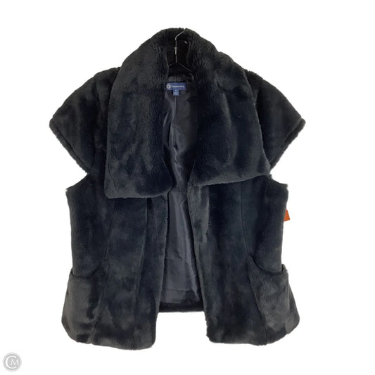 Vest Faux Fur & Sherpa By Democracy In Black, Size: S