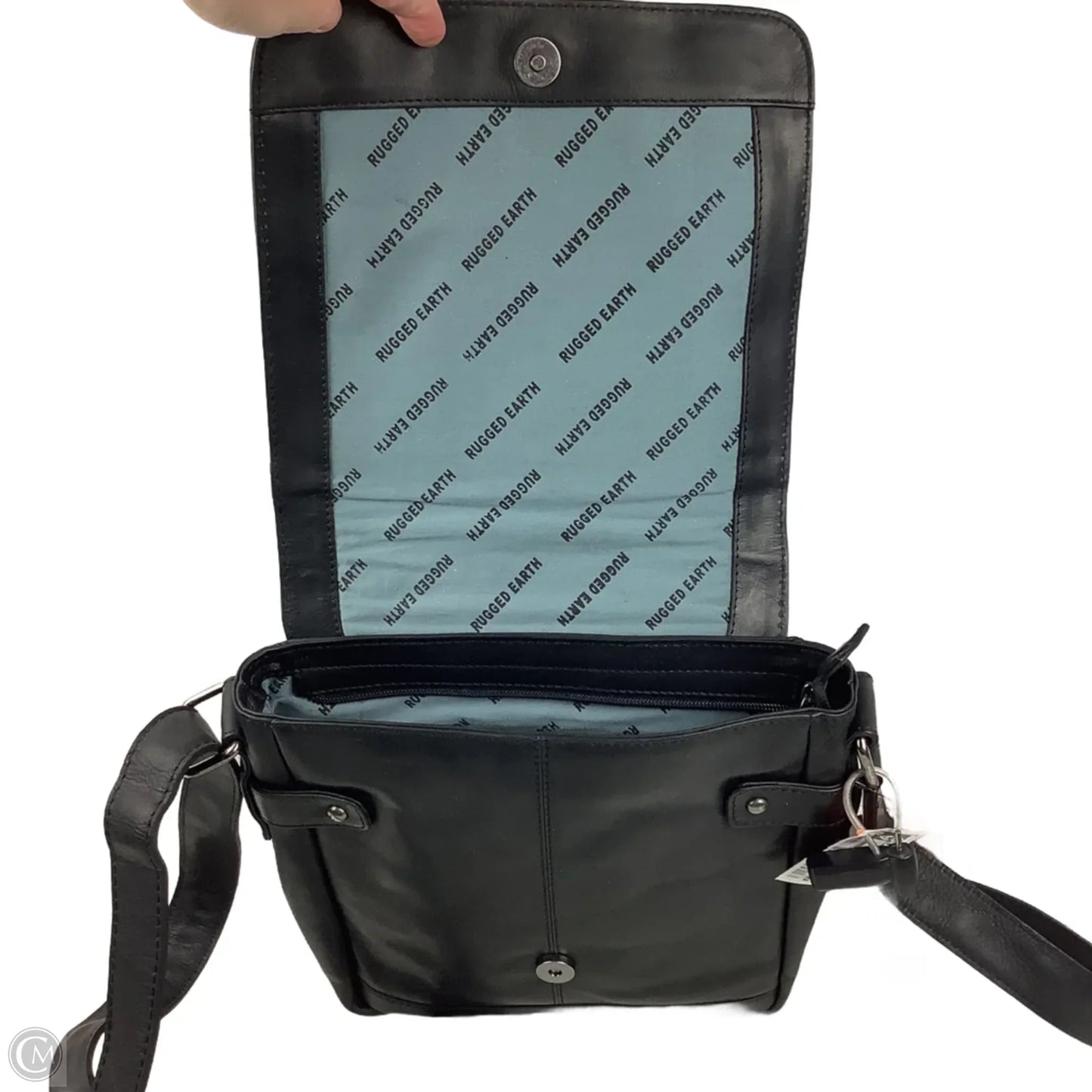 Crossbody Leather By Cmc, Size: Medium