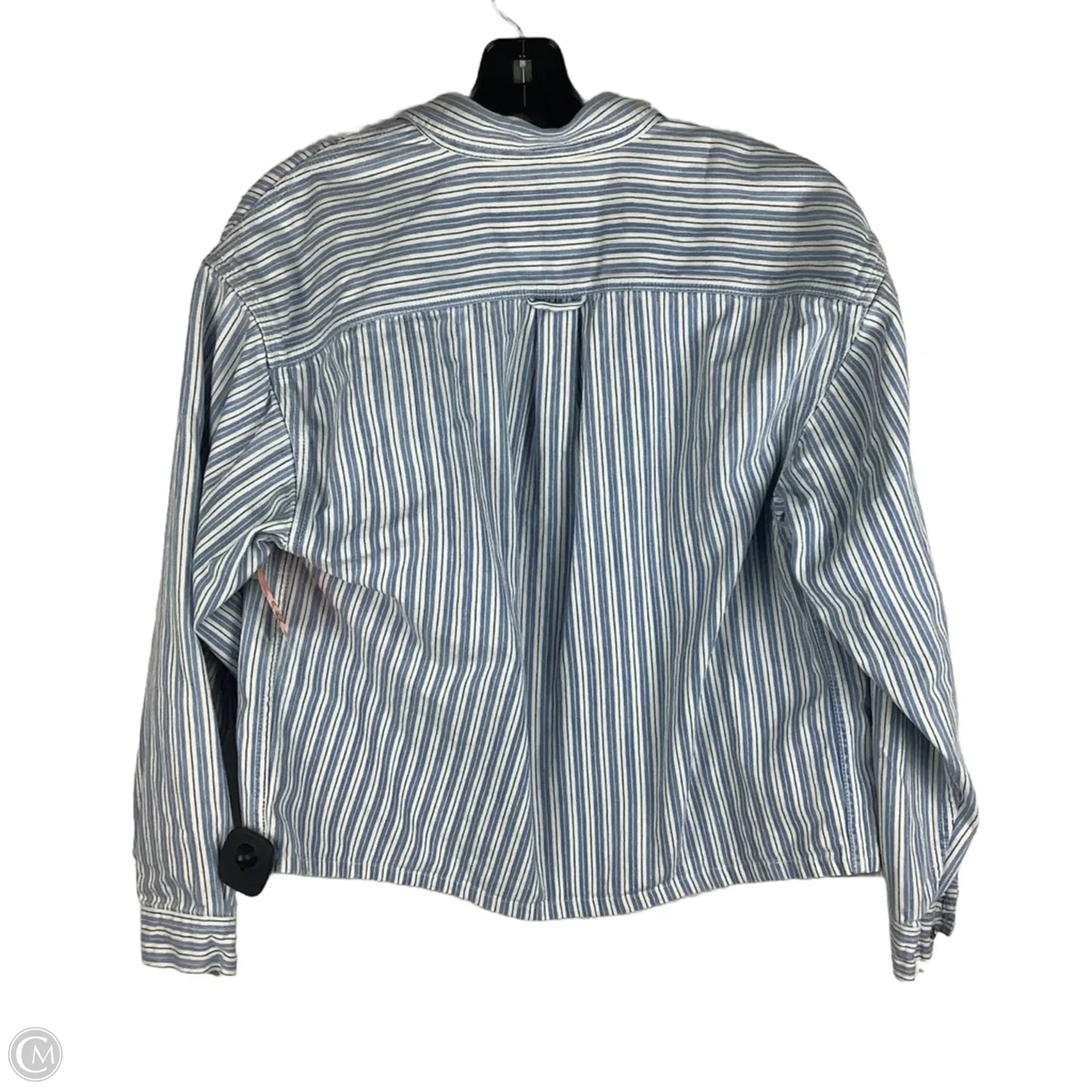 Top Long Sleeve By Levis In Striped Pattern, Size: S