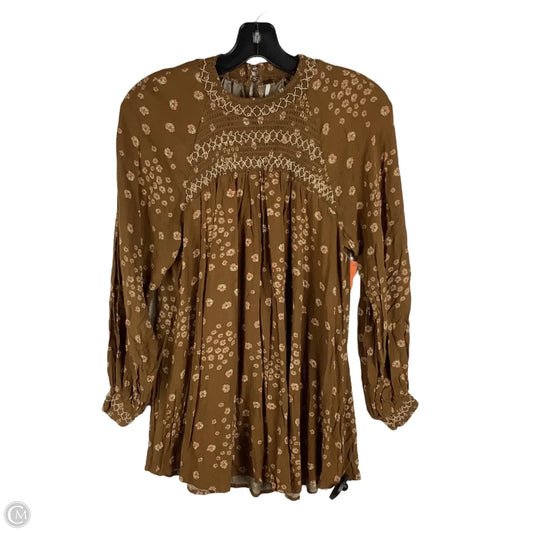 Top Long Sleeve By Free People In Multi-colored, Size: M