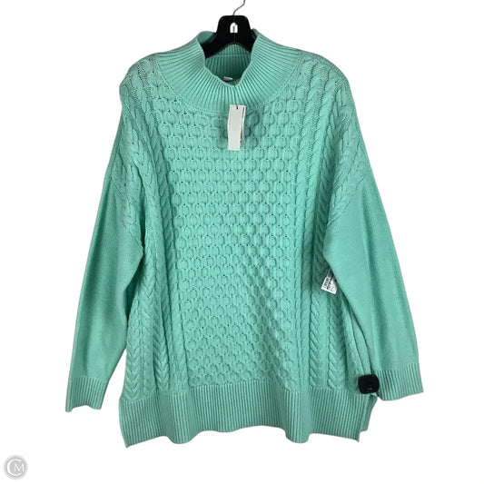 Sweater By Crown And Ivy In Teal, Size: L