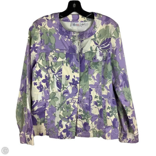 Jacket Other By D&co. In Purple, Size: S