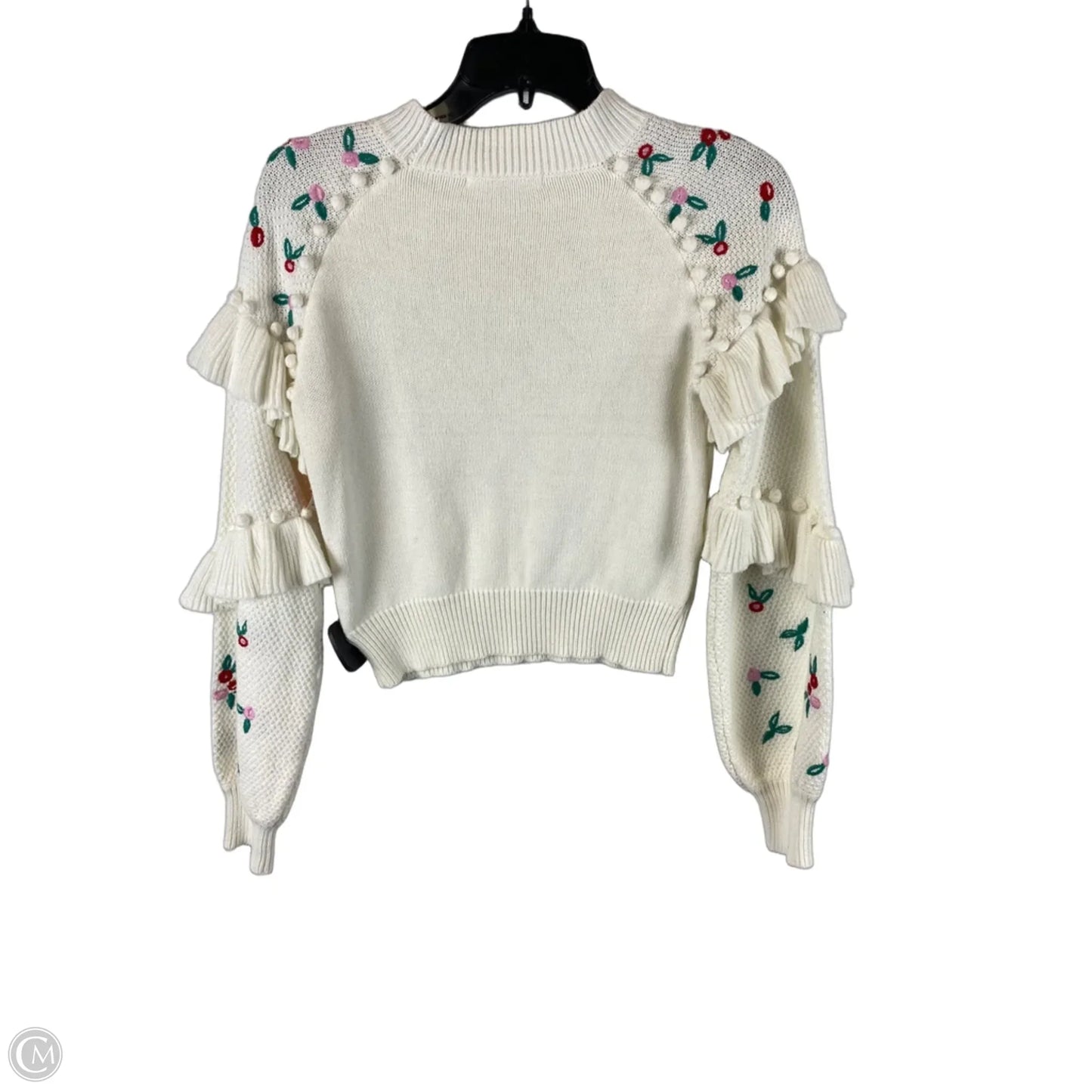 Sweater By Glamorous In White, Size: 6