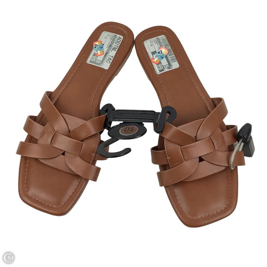 Sandals Flats By Universal Thread In Brown, Size: 10