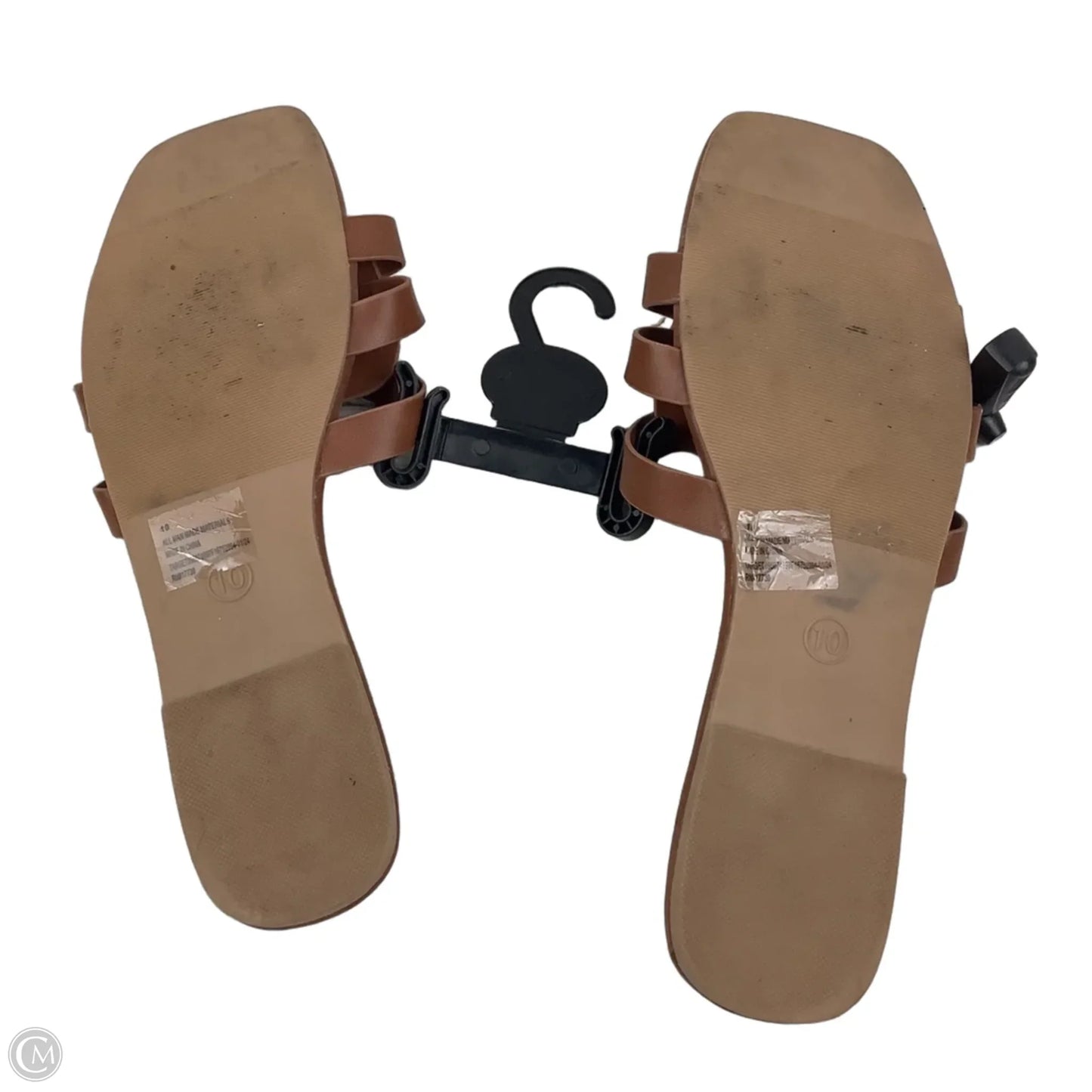 Sandals Flats By Universal Thread In Brown, Size: 10