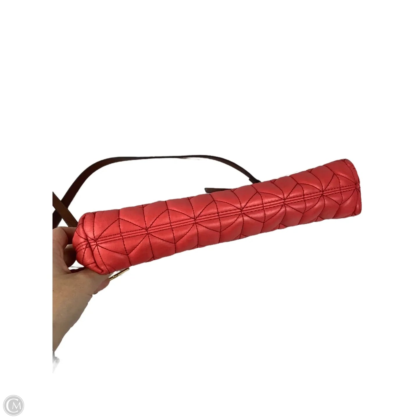 Crossbody Leather By Fossil, Size: Medium