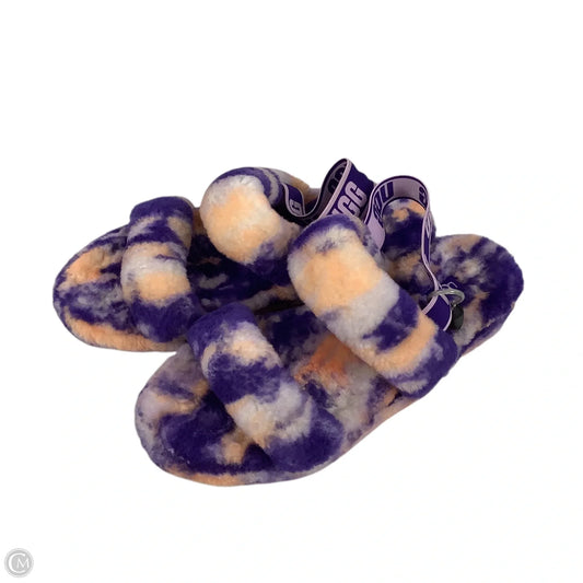 Sandals Designer By Ugg In Purple, Size: 11