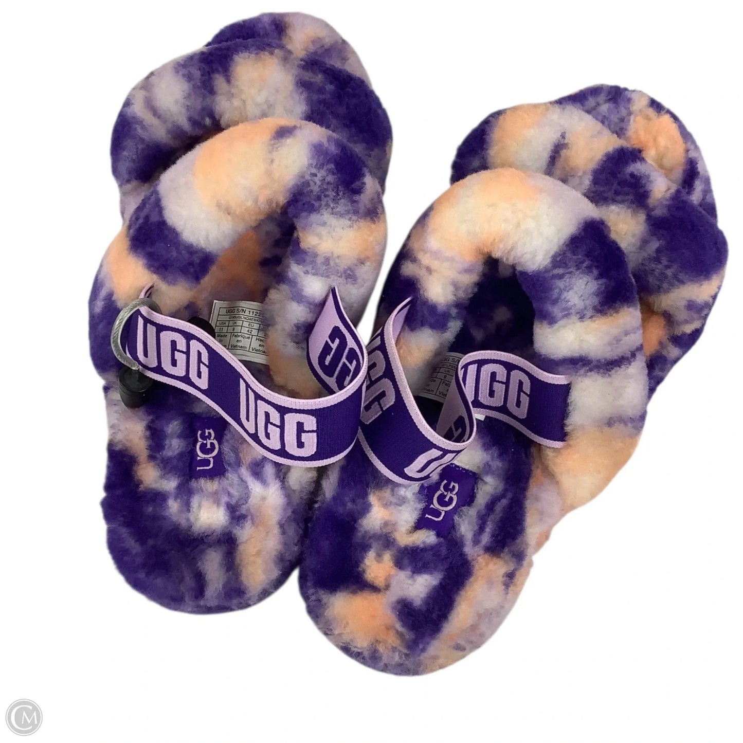 Sandals Designer By Ugg In Purple, Size: 11