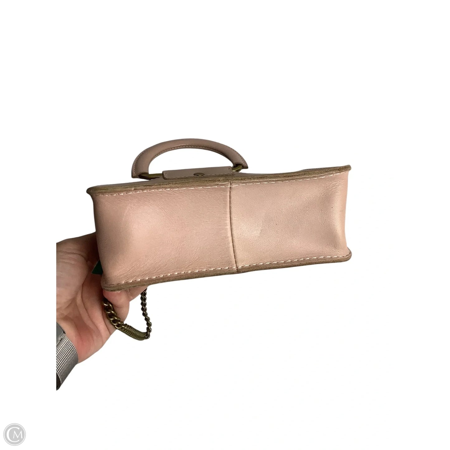 Handbag Leather By Madewell, Size: Small