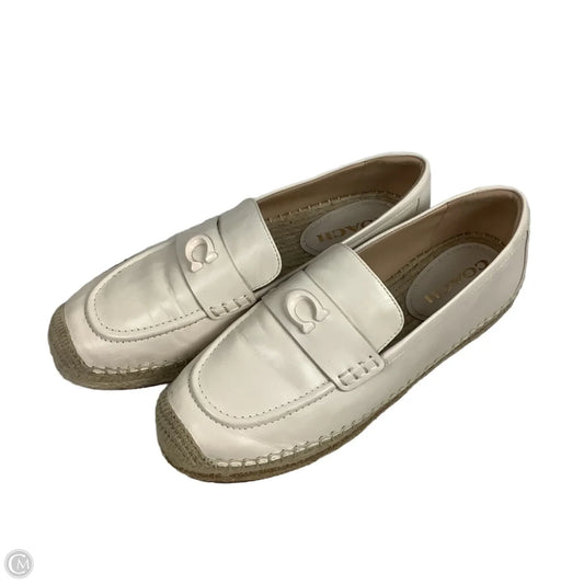 Shoes Designer By Coach In Cream, Size: 9