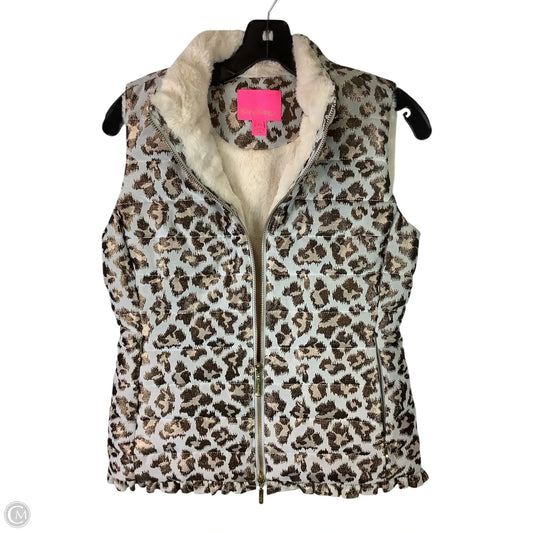 Vest Designer By Lilly Pulitzer In Animal Print, Size: Xs