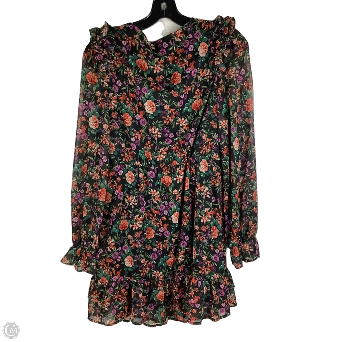 Dress Party Short By Peach Love Cream California In Floral Print, Size: S