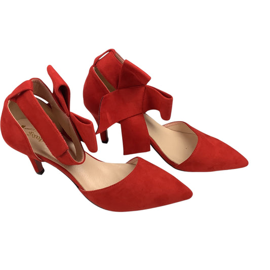 Shoes Heels Stiletto By Clothes Mentor In Red, Size: 10/41