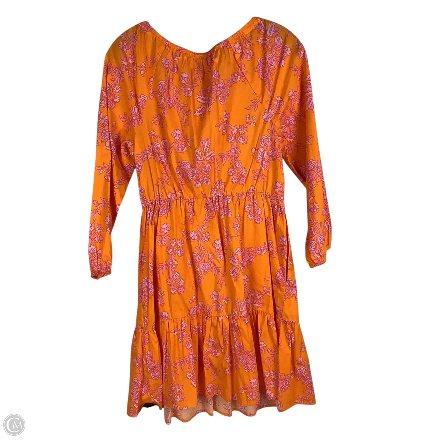 Dress Casual Short By J. Crew In Orange & Pink, Size: 8