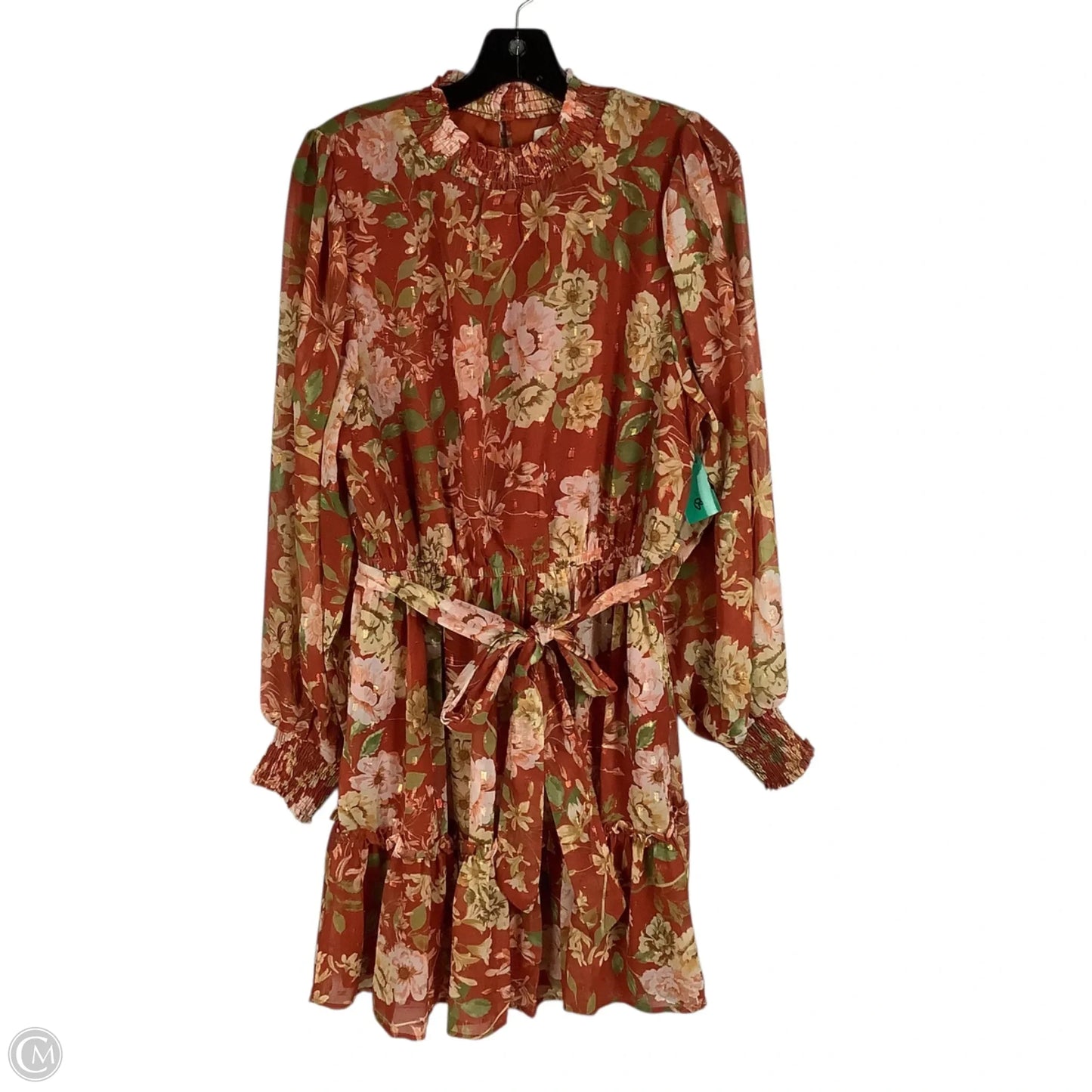 Dress Party Midi By Flying Tomato In Orange, Size: L