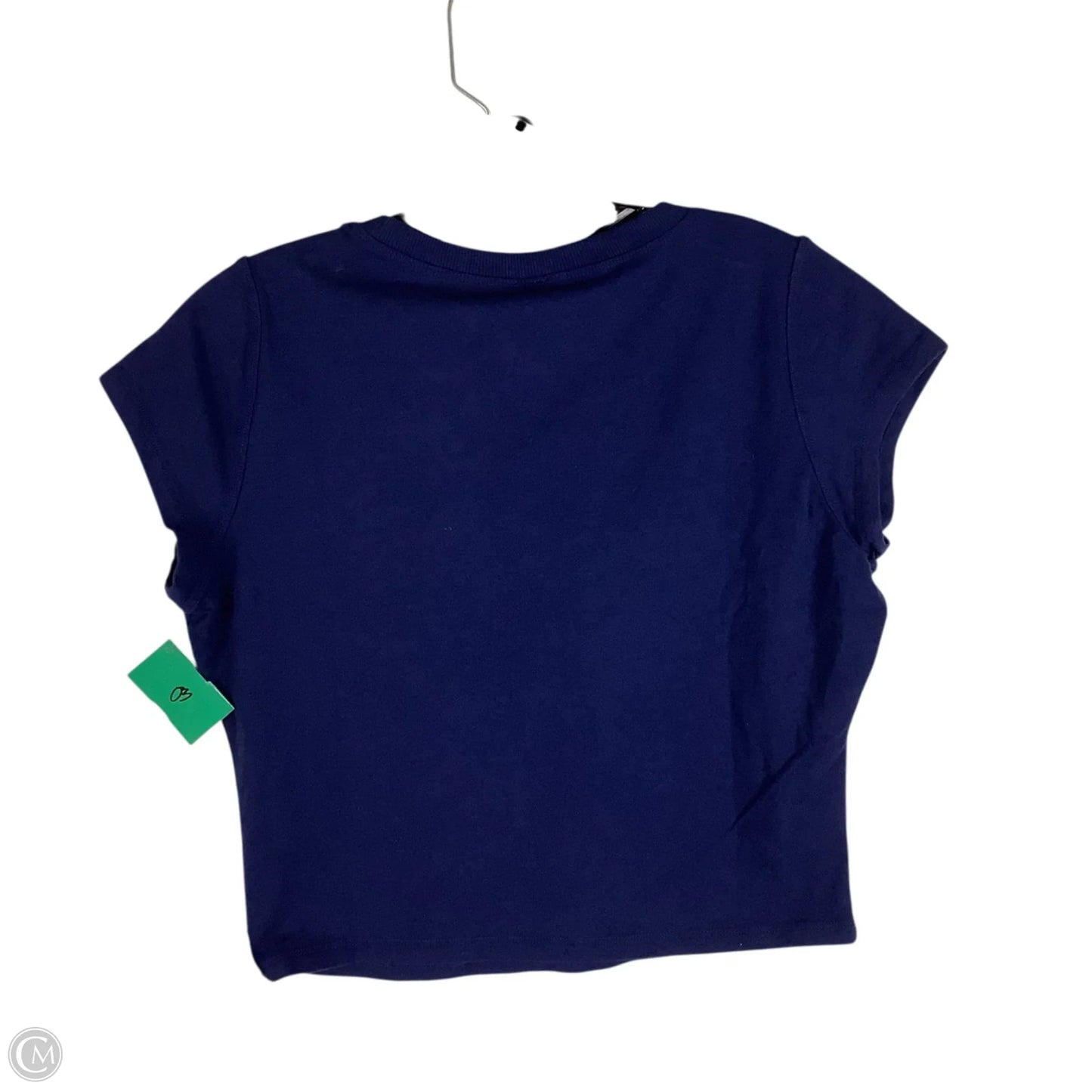 Top Short Sleeve By Daily Practice By Anthropologie In Navy, Size: M