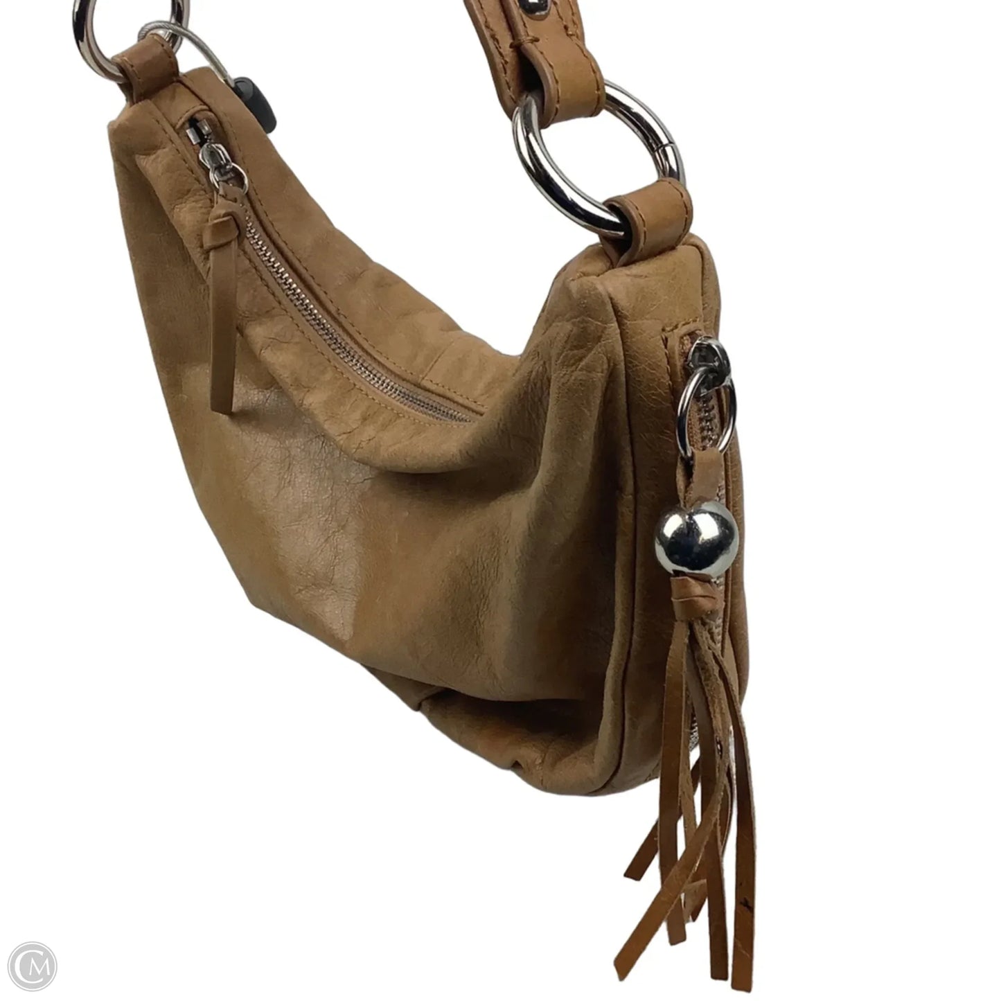 Handbag Leather By Hobo Intl, Size: Small