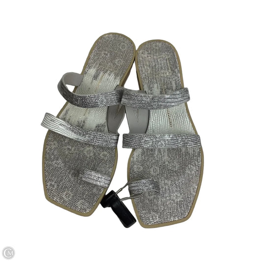 Sandals Flats By Dolce Vita In Silver, Size: 7.5