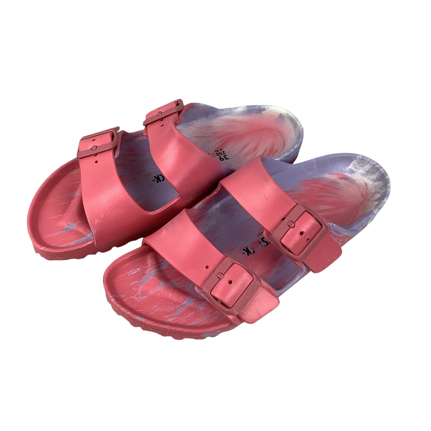 Sandals Designer By Birkenstock In Pink, Size: 8 (39)