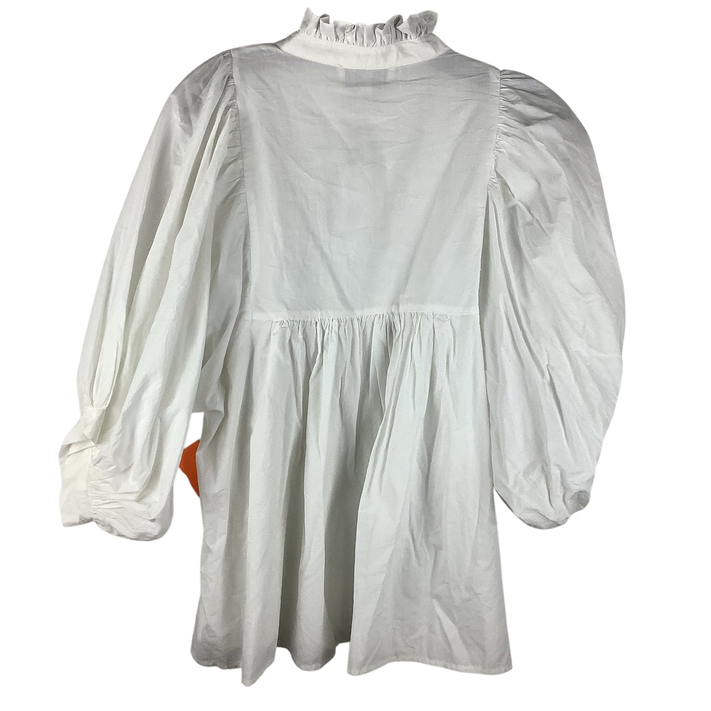 Top 3/4 Sleeve By Clothes Mentor In White, Size: L