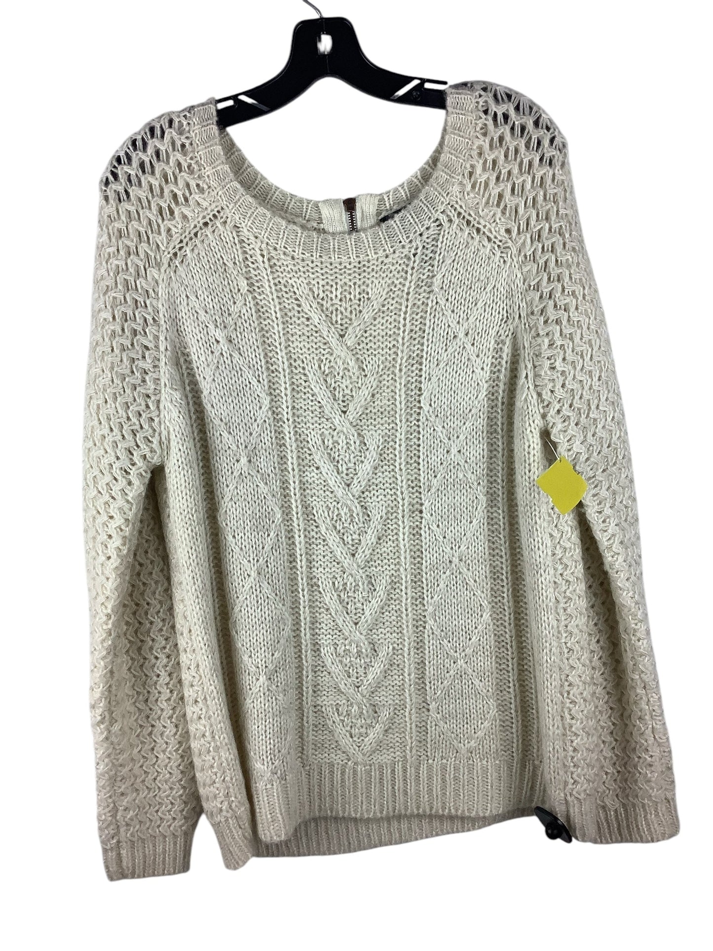 Sweater By Cynthia Rowley In Cream, Size: 1x