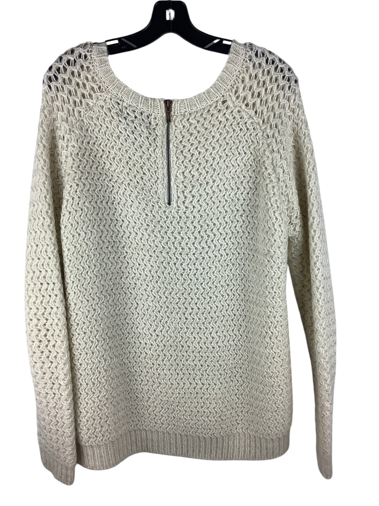 Sweater By Cynthia Rowley In Cream, Size: 1x