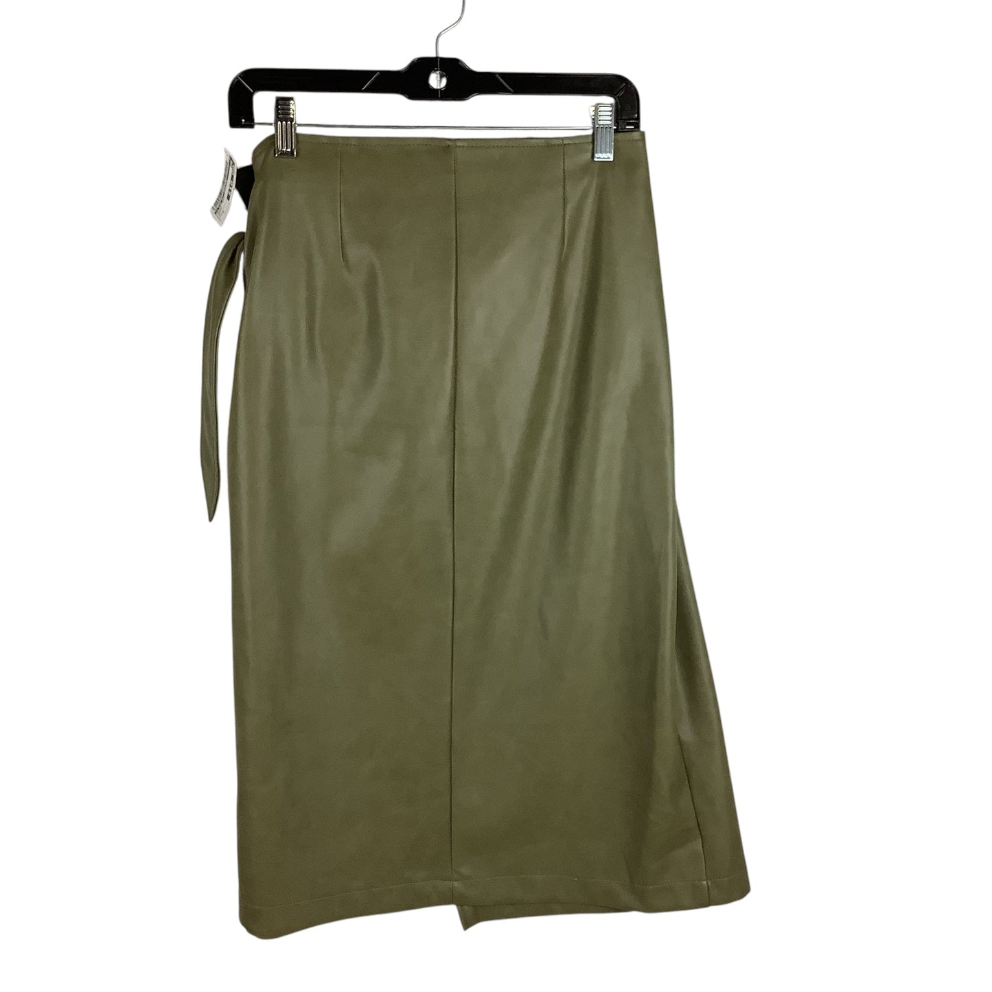 Skirt Midi By 7 For All Mankind In Green, Size: M