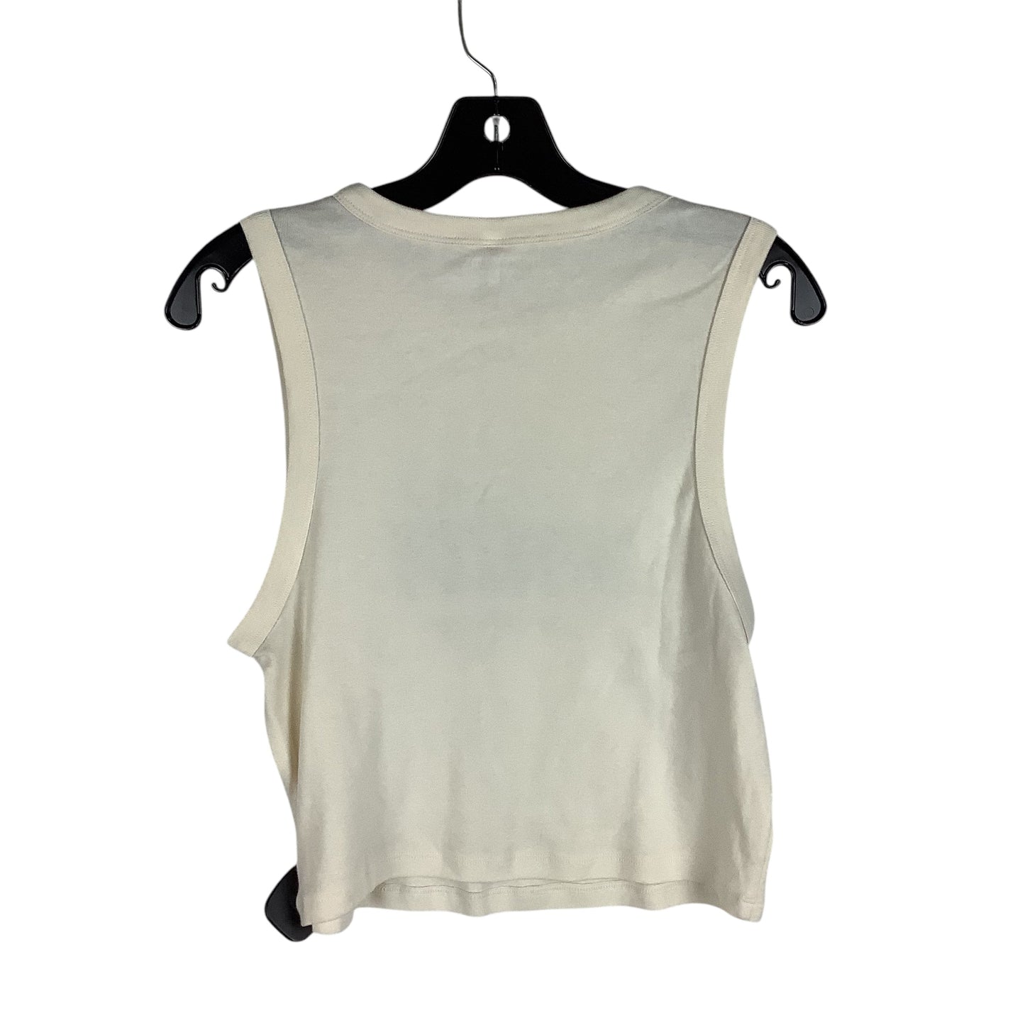 Top Sleeveless By Clothes Mentor In Cream, Size: Xl