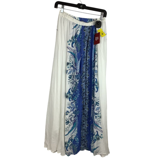 Skirt Maxi By Reba In Brown & White, Size: Xl