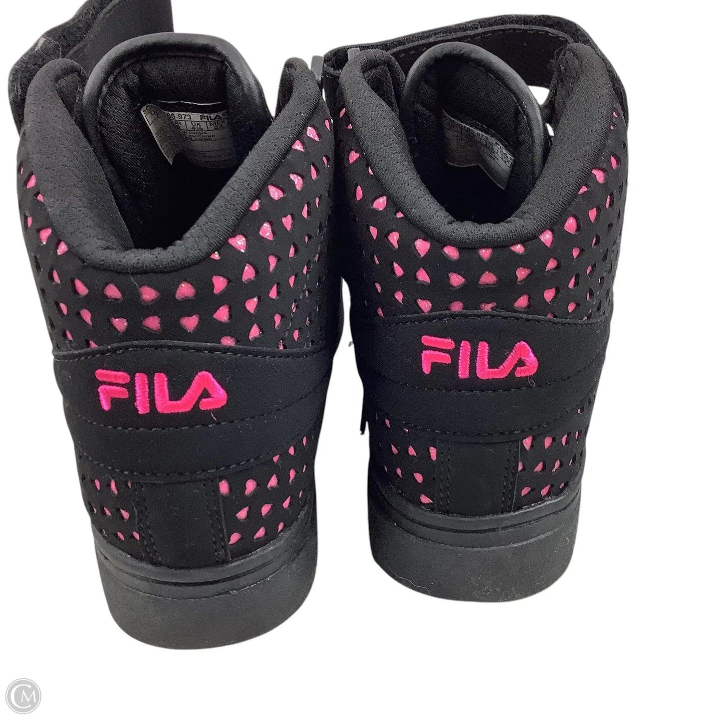 Shoes Sneakers By Fila In Black, Size: 7