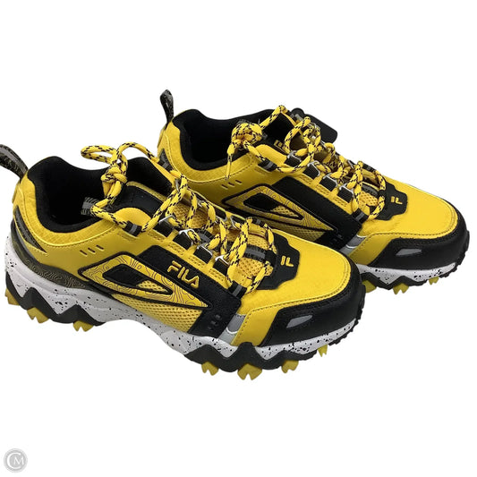 Shoes Sneakers By Fila In Yellow, Size: 5.5