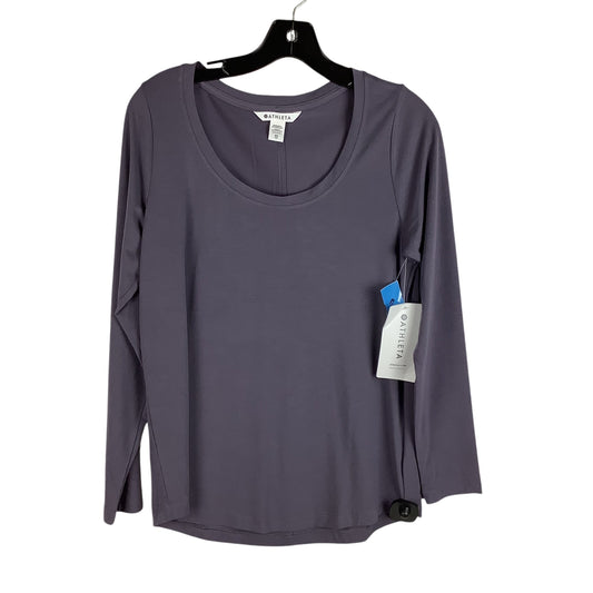 Athletic Top Long Sleeve Crewneck By Athleta In Purple, Size: Xs