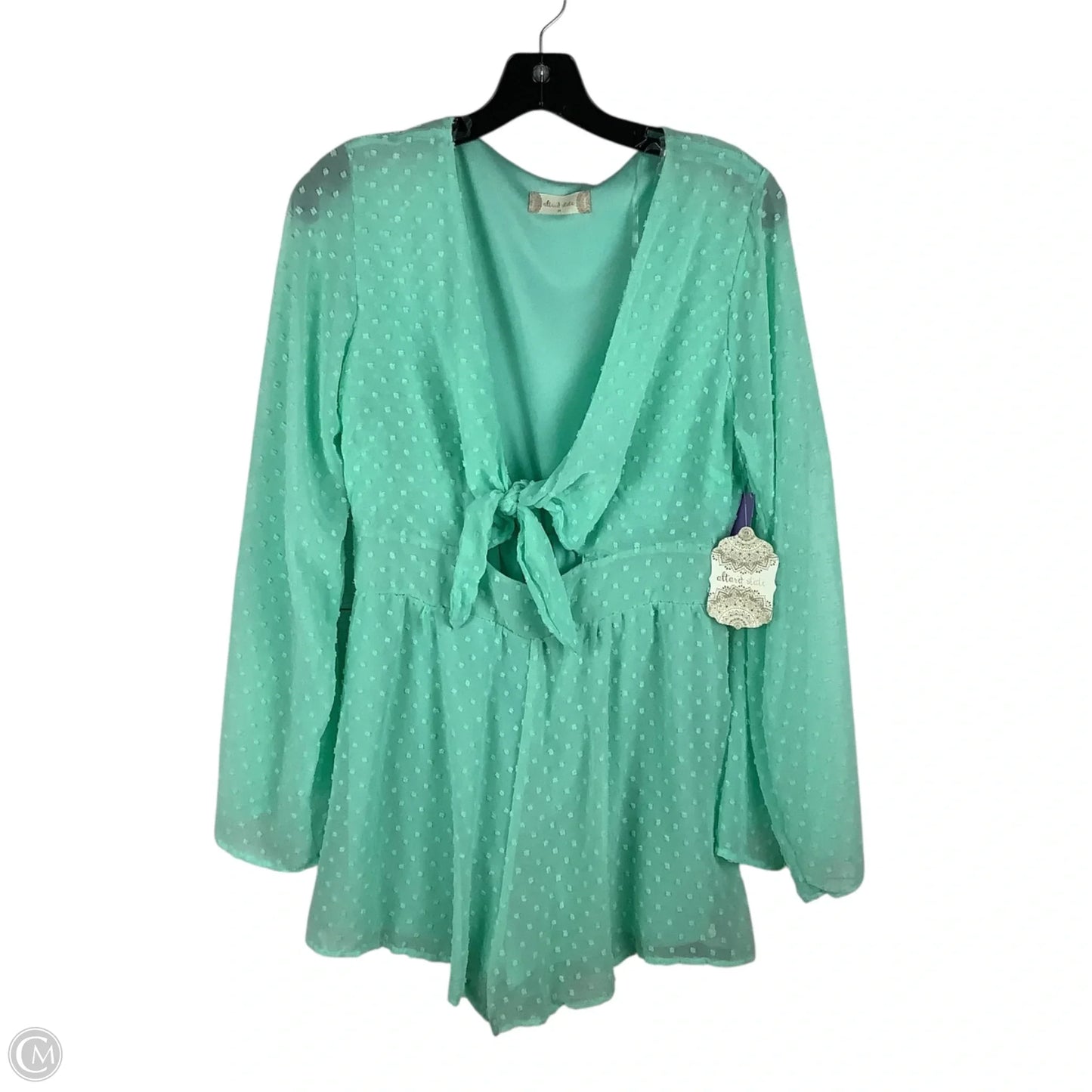 Romper Short By Altard State In Blue, Size: M