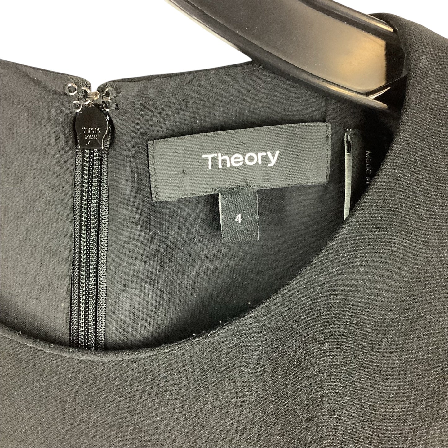 Top Long Sleeve Designer By Theory In Black, Size: S