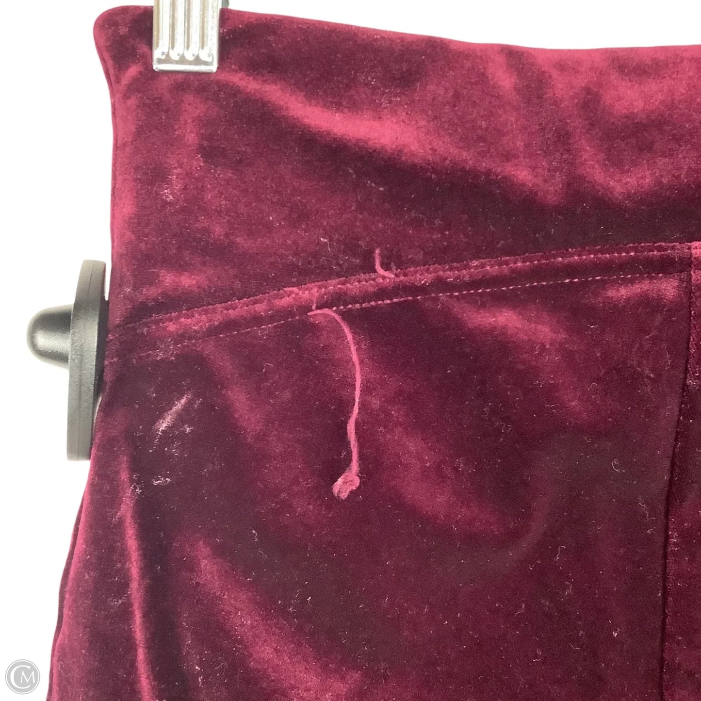 Athletic Leggings By Spanx In Maroon, Size: Xs